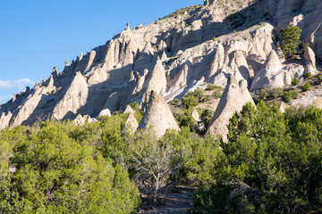 Fototapeta na wymiar Kasha-Katuwe Tent Rocks National Monument in New Mexico, USA