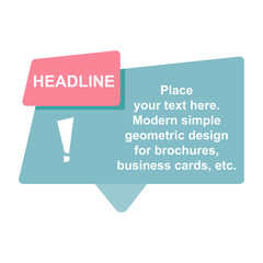 Creative abstract design decorated background.