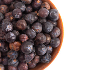 Bowl Full of Dried Juniper Berries
