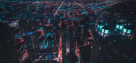 Fototapeta premium panoramę chicago