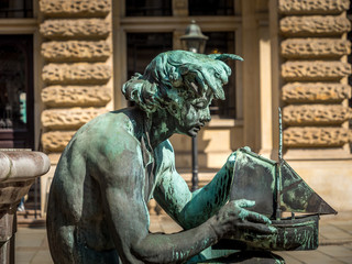 Fototapeta premium Rathaus Hamburg