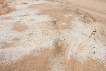 Salty soil