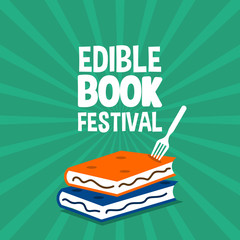 Edible Book Festival Vector Design Template