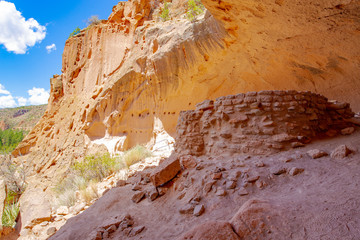 Bandelier National Monument in New Mexico, USA