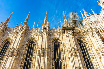 Naklejka premium Milan Cathedral Duomo di Milano in the morning