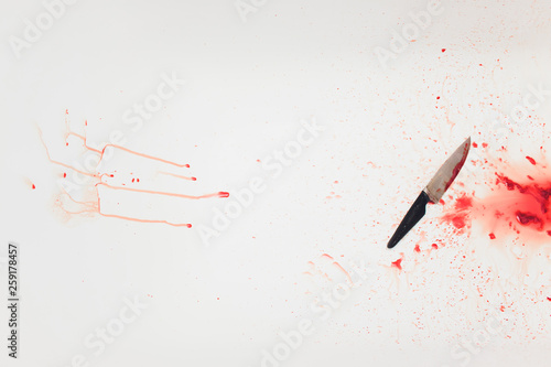 Bloody Knife Drawing