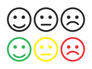Smile Icon vector eps10. Smiley emotions face sign. Smile feedback emotion icon.