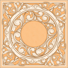 Vintage ornate decorative design