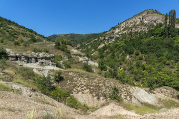 Rock formation The Stone Dolls of Kuklica near town of Kratovo, Republic of North Macedonia