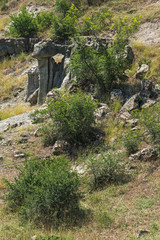Rock formation The Stone Dolls of Kuklica near town of Kratovo, Republic of North Macedonia