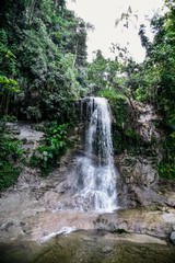 Fototapeta premium Waterfall in Puerto Rico 