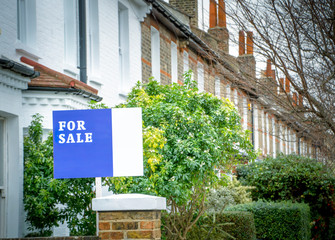 Estate Agent 'For Sale' sign board