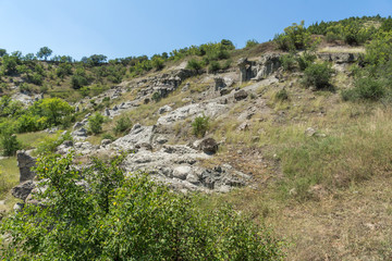 Rock formation The Stone Dolls of Kuklica near town of Kratovo, Republic of North Macedonia