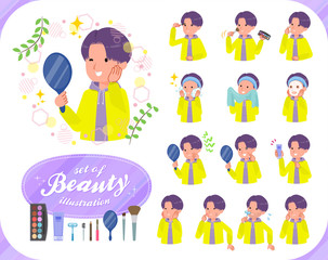 flat type yellow Parker man_beauty