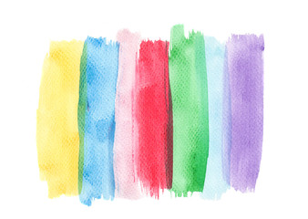 Fototapeta premium watercolor lines on white background