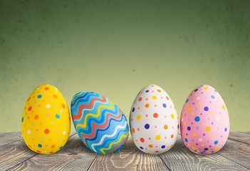 Easter eggs painted.