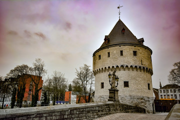 Naklejka premium Courtrai beffroi & monument