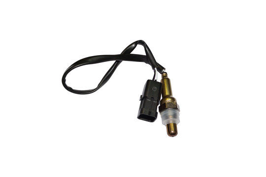 oxygen sensor on a white background for a car