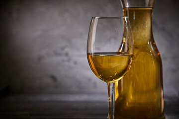 cold white wine