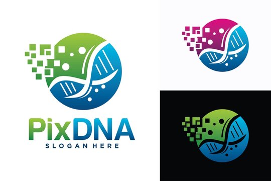 pix DNA logo design