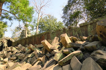 Ruines du temple d'Angkor 