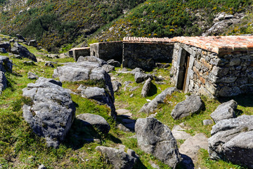 Old water mills in Galicia