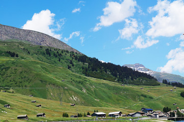 Fototapeta na wymiar Mountains in Switzerland Alps