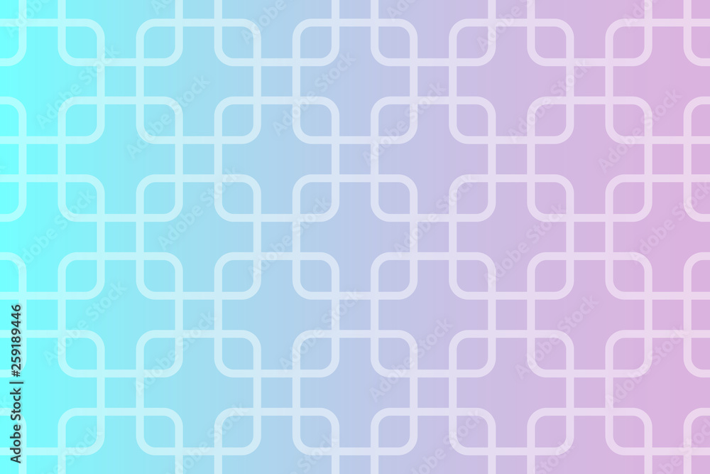 Poster rounded square patterns isolated on colorful gradient vector texture background
