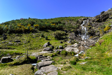 Fototapeta na wymiar Old water mills in Galicia