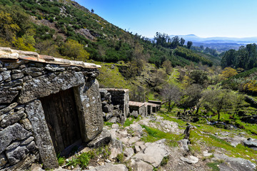 Old water mills in Galicia