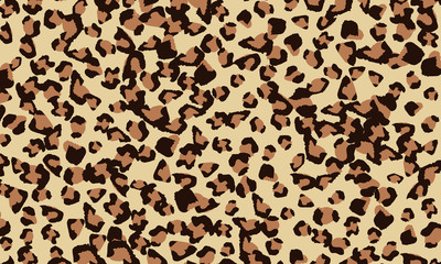 Leopard print design. Animal skin pattern.