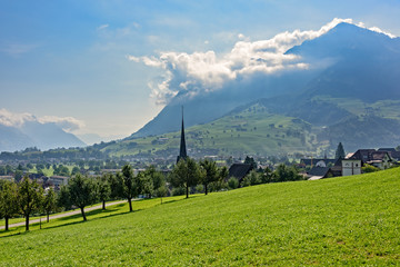 Landscape in Lucerne, Switzerland