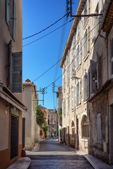 Obraz premium Impression of the narrow streets in the old center of Antibes