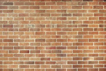 Old red brick wall background texture