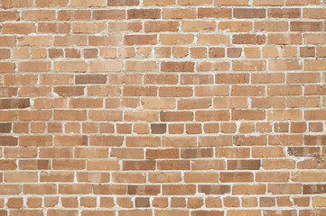 Old red brick wall background texture