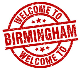 welcome to Birmingham red stamp