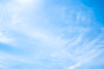 Good Morning background sky,Bright and aura in Phuket Thailand