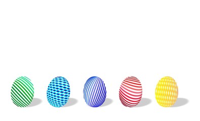 Ostereier abstrakt modern