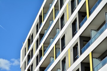 Fototapeta premium European modern residential architecture