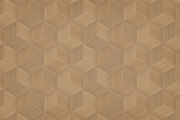 Pattern background of bamboo basketry. Natural pattern and texture for template design. Vector.