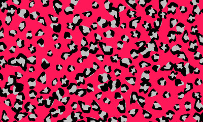 Leopard print design. Animal skin pattern.