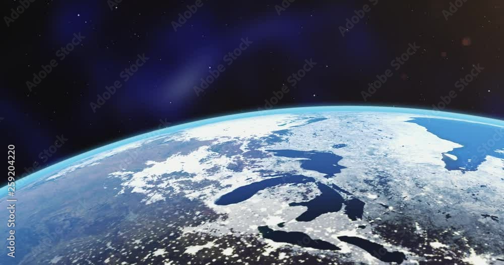 Poster global network technology. data exchange and global network over the world 3d rendering. connection 
