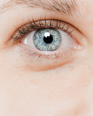 Fototapeta premium detail macro shot of beautiful eyes