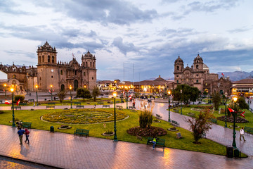 Plaza en Cusco, Peru