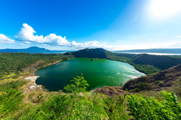 Panorama view on the famous Taal volcano - 259208618
