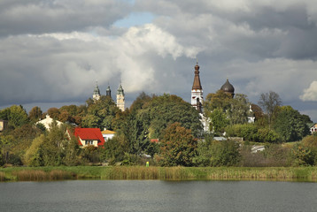 Panoramic view  of Wlodawa. Poland