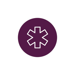 Flat Medical Hospital Icon