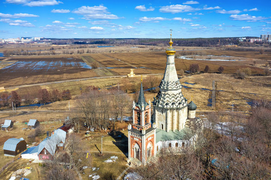 Church of the Transfiguration at Ostrov. Near Moscow. late 16th century.