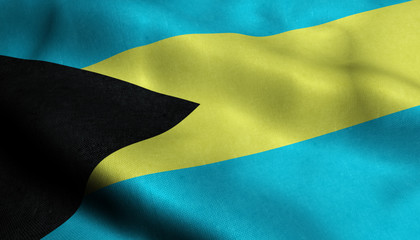 Bahamas Waving Flag in 3D