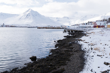 Icelandic fisherman village